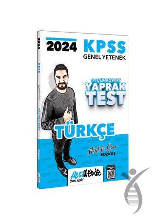 2024 KPSS GY Türkçe Yaprak Test