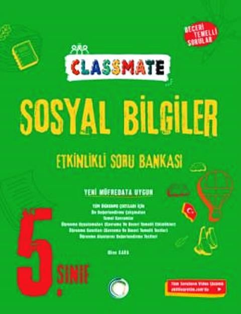 2025 5. Sınıf Classmate Sosyal Bilgiler Etkinlikli Soru Bankası