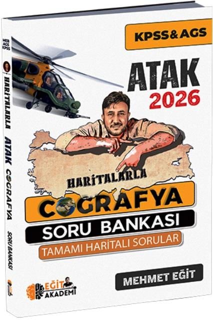 2026 KPSS AGS Haritalarla Atak Coğrafya Soru Bankası
