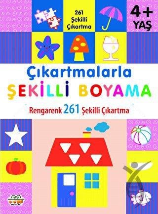 4+ Çıkartmalarla Şekilli Boyama 