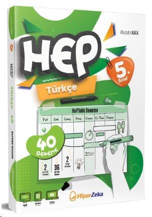5. Sınıf Haftalık HEP Türkçe 40 Deneme 2025