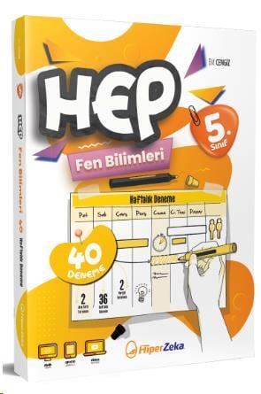 5. Sınıf Haftalık HEP Fen Bilimleri 40 Deneme 2025