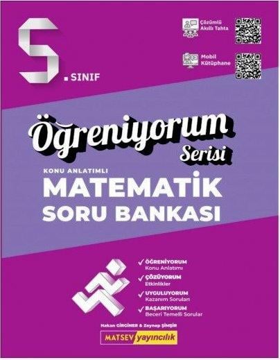 5. Sınıf Matematik Konu Anlatımlı Soru Bankası Öğreniyorum Serisi