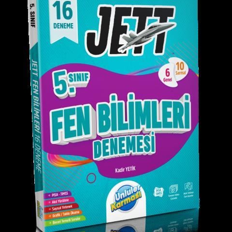 5.Sınıf Jett Fen Bilimleri 16 Deneme