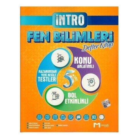 5. Sınıf Fen Bilimleri İntro Defter Kitap