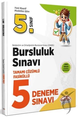 5. Sınıf Bursluluk Sınavı Tamamı Çözümlü 5 Deneme Sınavı