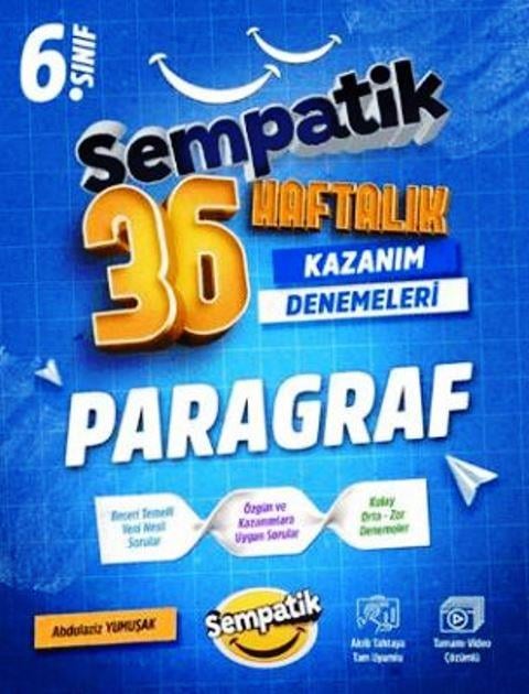 6. Sınıf Paragraf 36 Haftalık Kazanım Denemeleri