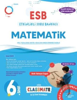 6. Sınıf Classmate Matematik Etkinlikli Soru Bankası