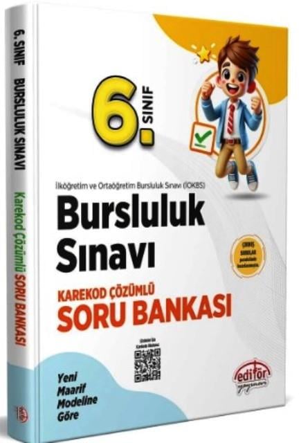 6. Sınıf Bursluluk Sınavı Soru Bankası - Karekod Çözümlü