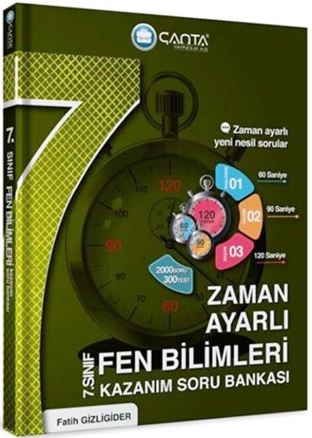 7. Sınıf Fen Bilimleri Zaman Ayarlı Kazanım Soru Bankası 