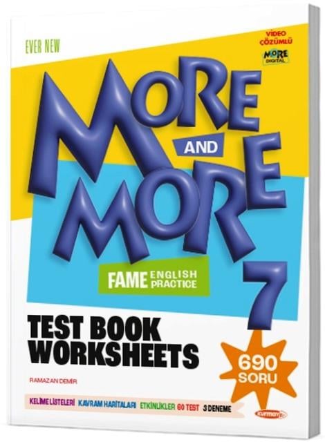 7. Sınıf New More More Test Book Worksheets Fenomen