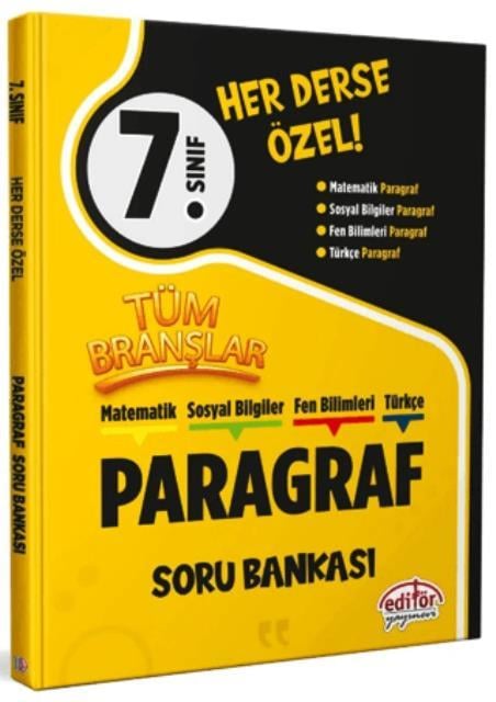 7. Sınıf Tüm Branşlar Paragraf Soru Bankası