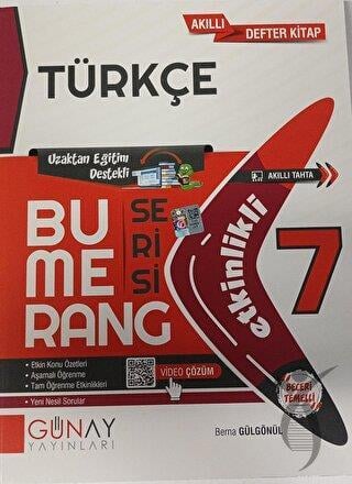 7. Sınıf Türkçe Bumerang Akıllı Etkinlikli Defter