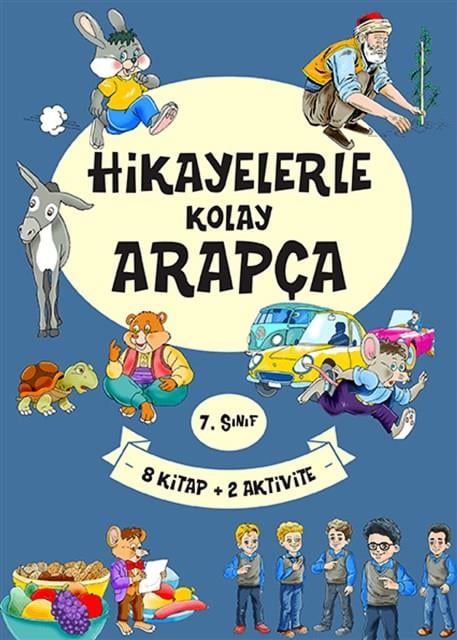 7. Sınıf Hikayelerle Kolay Arapça (8 Kitap + 2 Aktivite)