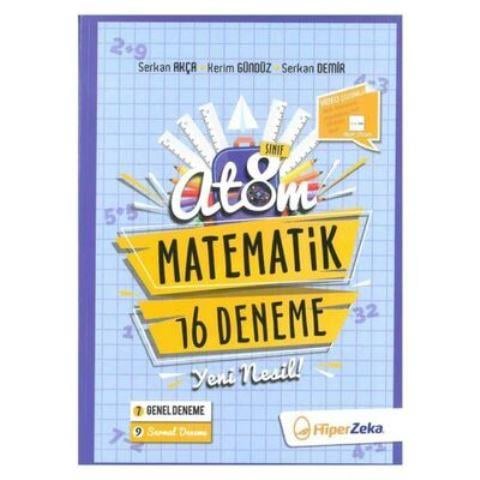 8. Sınıf  LGS Matematik Atom 16 Deneme 
