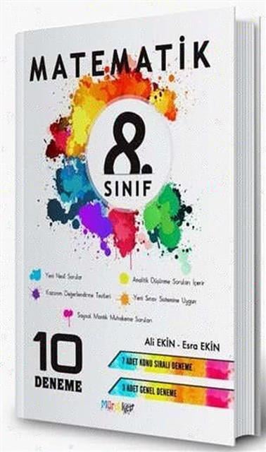 8. Sınıf Matematik 10 Deneme Mürekkep Yayınları
