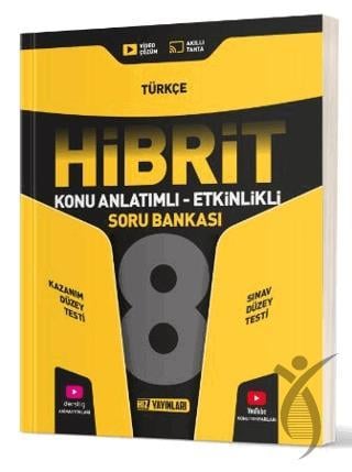 8. Sınıf LGS Hibrit Türkçe Soru Bankası
