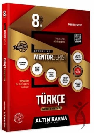 8. Sınıf Türkçe Altın Etkinlikli Kazanım Soru Bankası - Mentör Serisi