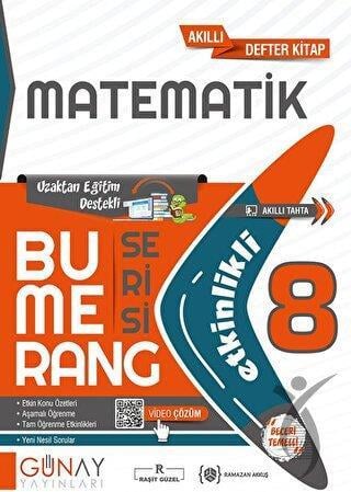 8. Sınıf LGS Matematik Bumerang Akıllı Etkinlikli Defter