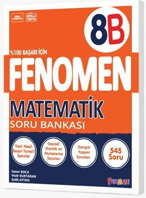 8. Sınıf LGS Fenomen Matematik Soru Bankası B