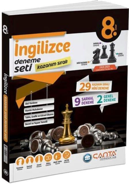 8. Sınıf LGS İngilizce Kazanım Sıralı Deneme Seti