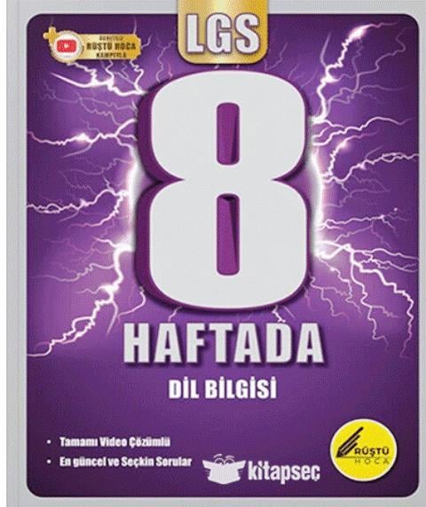 8. Sınıf LGS 8 Haftada Dil Bilgisi
