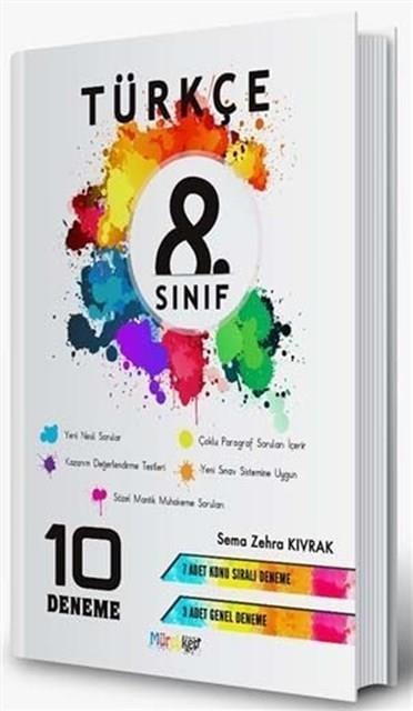 8. Sınıf Türkçe 10 Deneme Mürekkep Yayıncılık