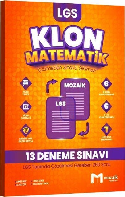 8. Sınıf LGS Matematik Klon 13 Deneme