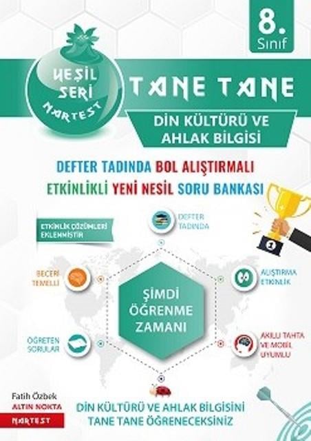 8. Sınıf Din Kültürü ve Ahlak Bilgisi Defter Tadında Tane Tane 