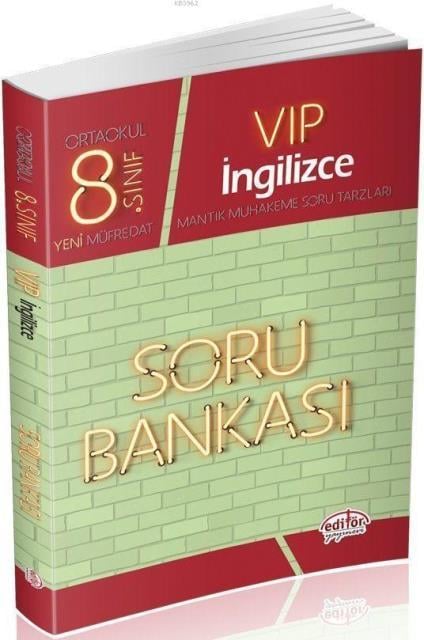 8. Sınıf Vip İngilizce Soru Bankası (Yeni Müfredat)