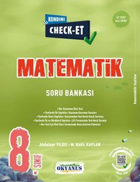 8. Sınıf LGS Kendini Check - Et Matematik Soru Bankası 