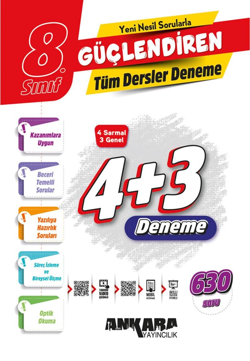8. Sınıf LGS Güçlendiren Tüm Dersler Denemeler