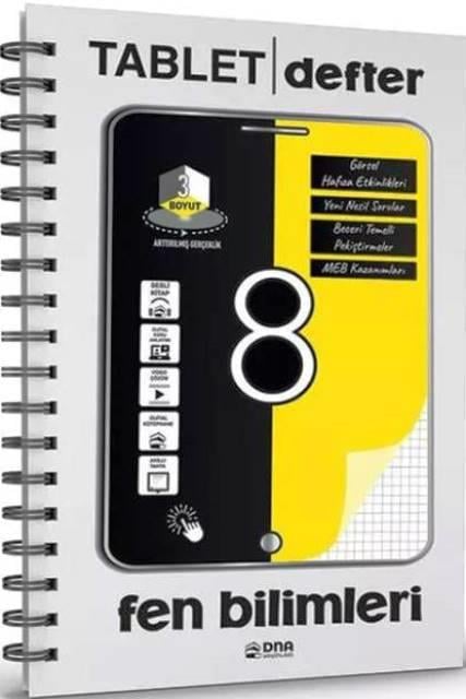 8. Sınıf LGS Fen Bilimleri Tablet Defter
