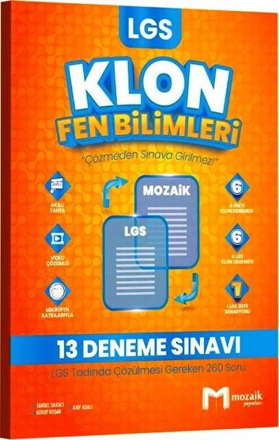 8. Sınıf LGS Fen Bilimleri Klon 13 Deneme