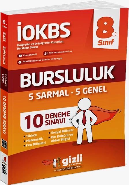8. Sınıf LGS İOKBS Bursluluk 10 Deneme Sınavı