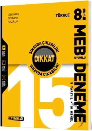 8. Sınıf Türkçe 15 Deneme