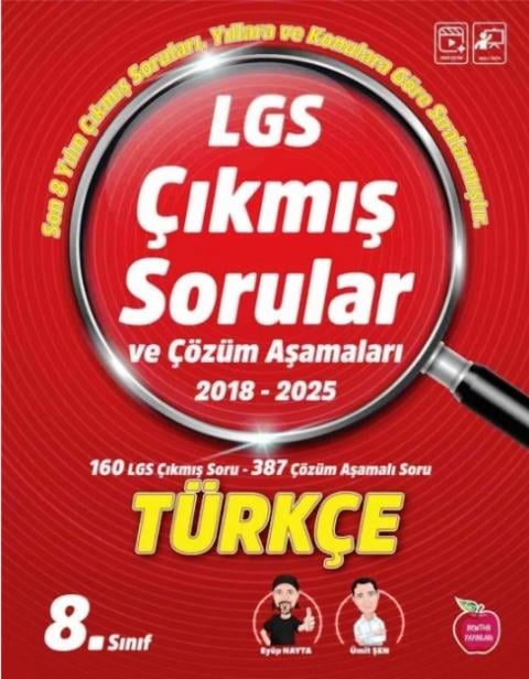 8. Sınıf LGS Çıkmış Sorular Türkçe Yeni 2018 - 2025