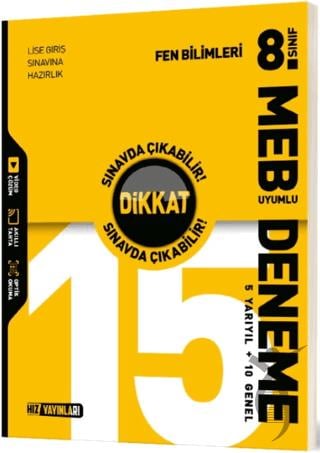 8. Sınıf Fen Bilimleri 15 Deneme