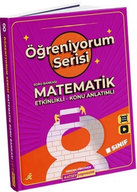 8. Sınıf LGS Matematik Konu Anlatımlı Soru Bankası Öğreniyorum Serisi