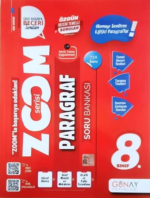 8. Sınıf LGS Paragraf Zoom Soru Bankası