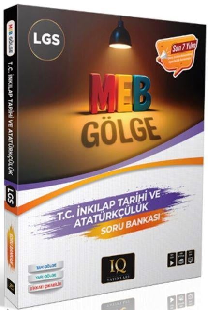 8. Sınıf LGS Gölge T.C. İnkılap Tarihi ve Atatürkçülük Soru Bankası