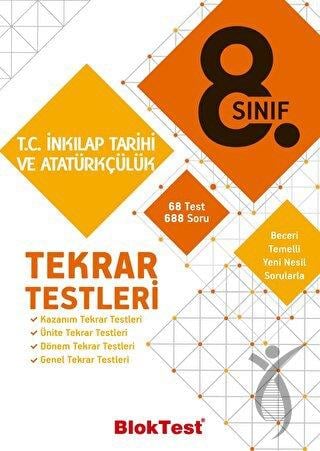 8. Sınıf T.C. İnkılap Tarihi ve Atatürkçülük Tekrar Testleri