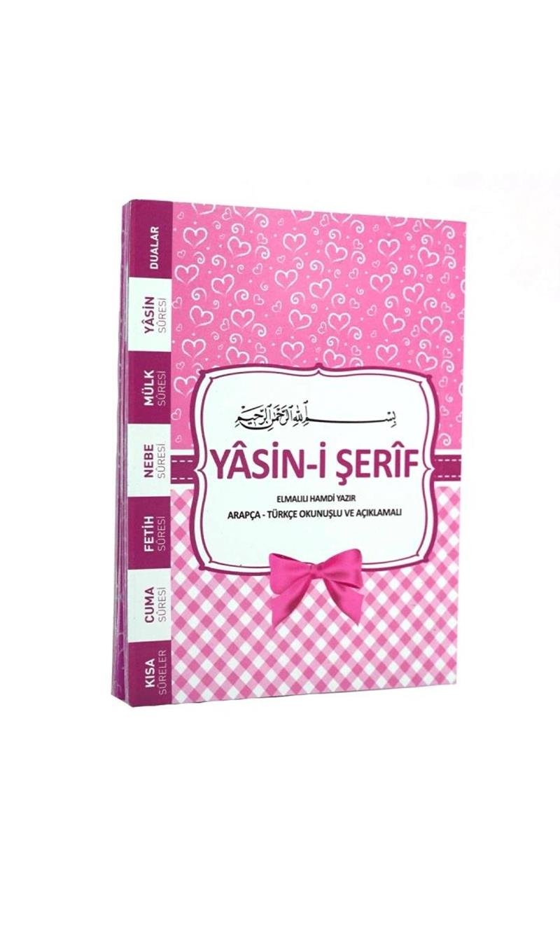 Çanta Boy Pembe Yasin 3' Lü 80 Sayfa Eko Kapak