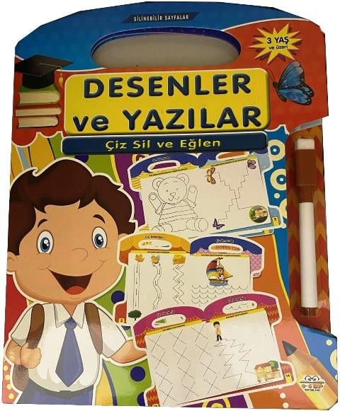 Çiz Sil Ve Eğlen Desenler Ve Yazılar