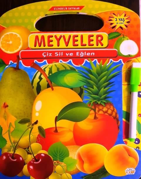 Çiz Sil Ve Eğlen Meyveler