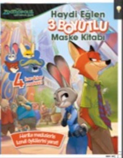Disney Zootropolis Hayvanlar Şehri Haydi Eğlen 3 Boyutlu Maske Kitabı