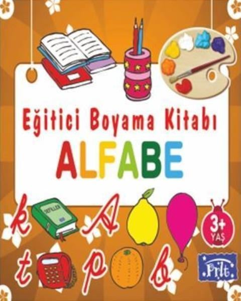 Eğitici Boyama Kitabı - Alfabe