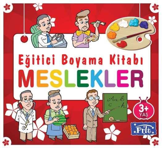 Eğitici Boyama Kitabı - Meslekler