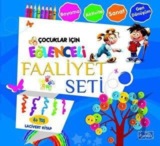 Eğlenceli Faaliyet Seti Lacivert Kitap – 4 Yaş Üzeri