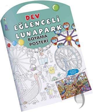 Eğlenceli Lunapark Dev Boyama Posteri